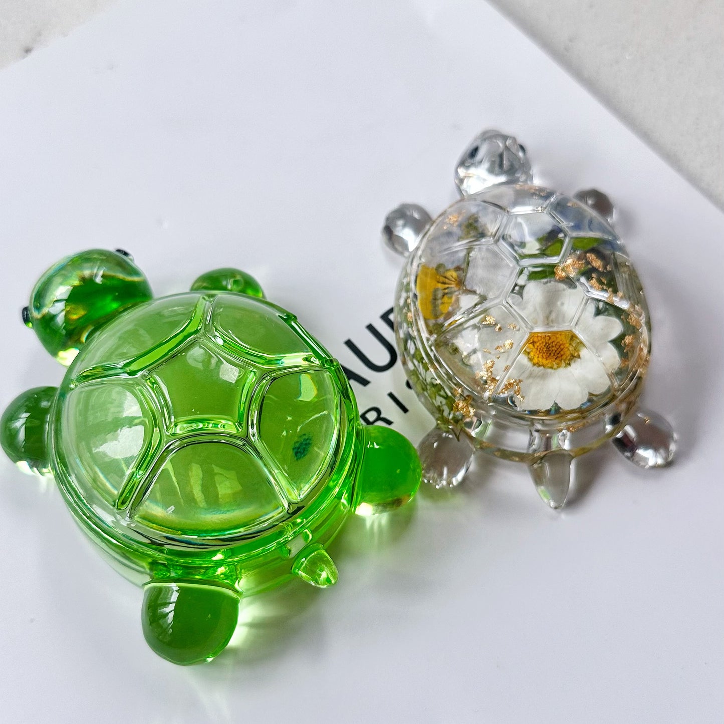 Handmade Turtle Flip-Top Storage Box Resin Mold