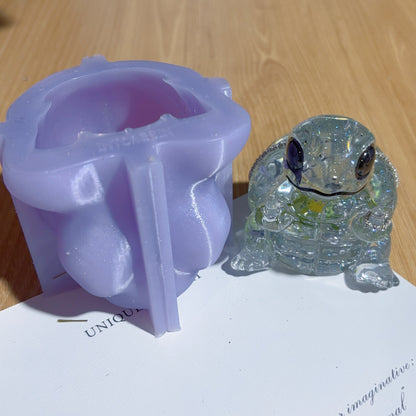 Handmade Shiny Middle Finger Turtle Ornament Resin Mold
