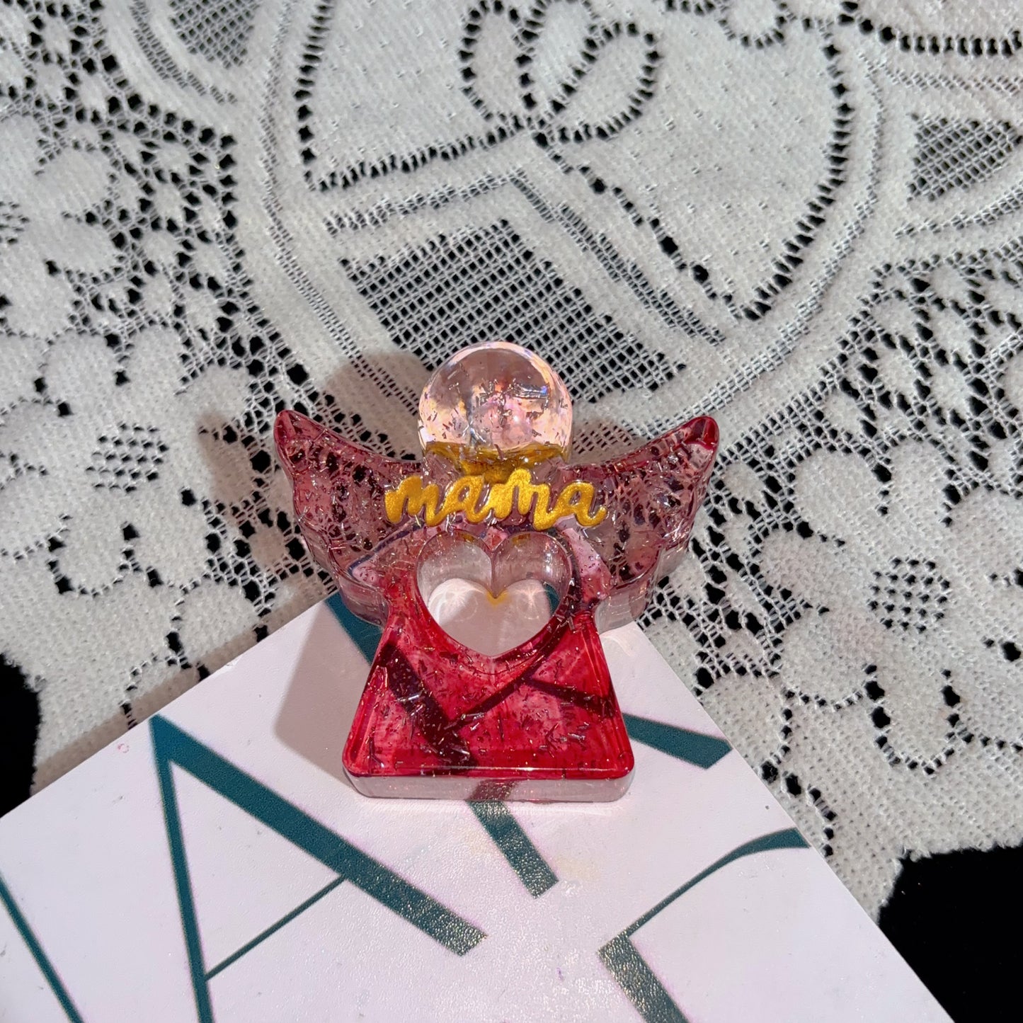 Handmade Mama Angel Hanging Resin Mold