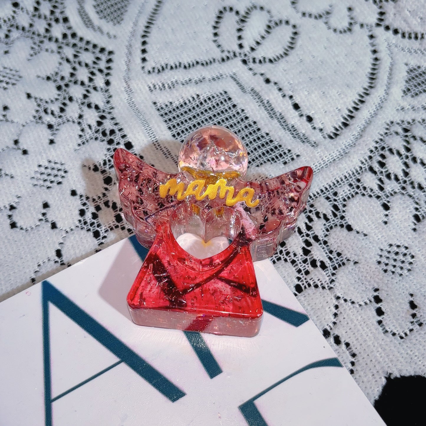 Handmade Mama Angel Hanging Resin Mold