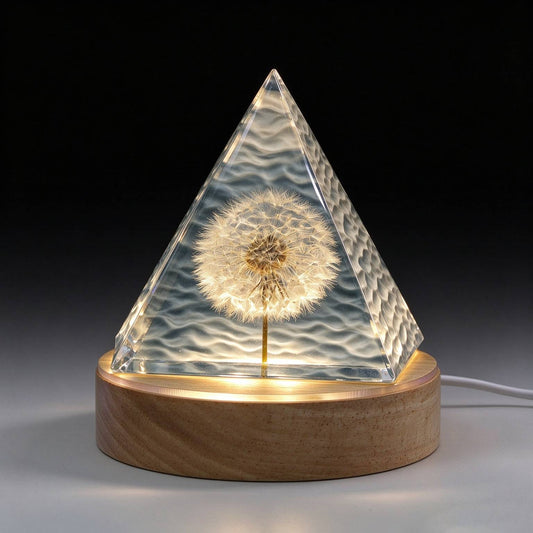 Handmade Water Ripple Pyramid Decorative Figurine Resin Mold