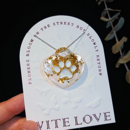 Handmade Puffy Heart with Claw Jewelry Pendant Resin Mold