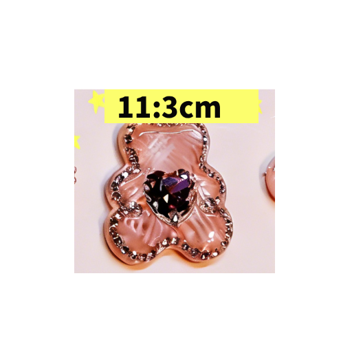 Handmade Crystal Diamond 17pcs Hairpin Ornament Resin Mold