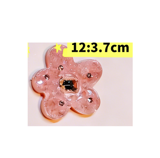 Handmade Crystal Diamond 17pcs Hairpin Ornament Resin Mold