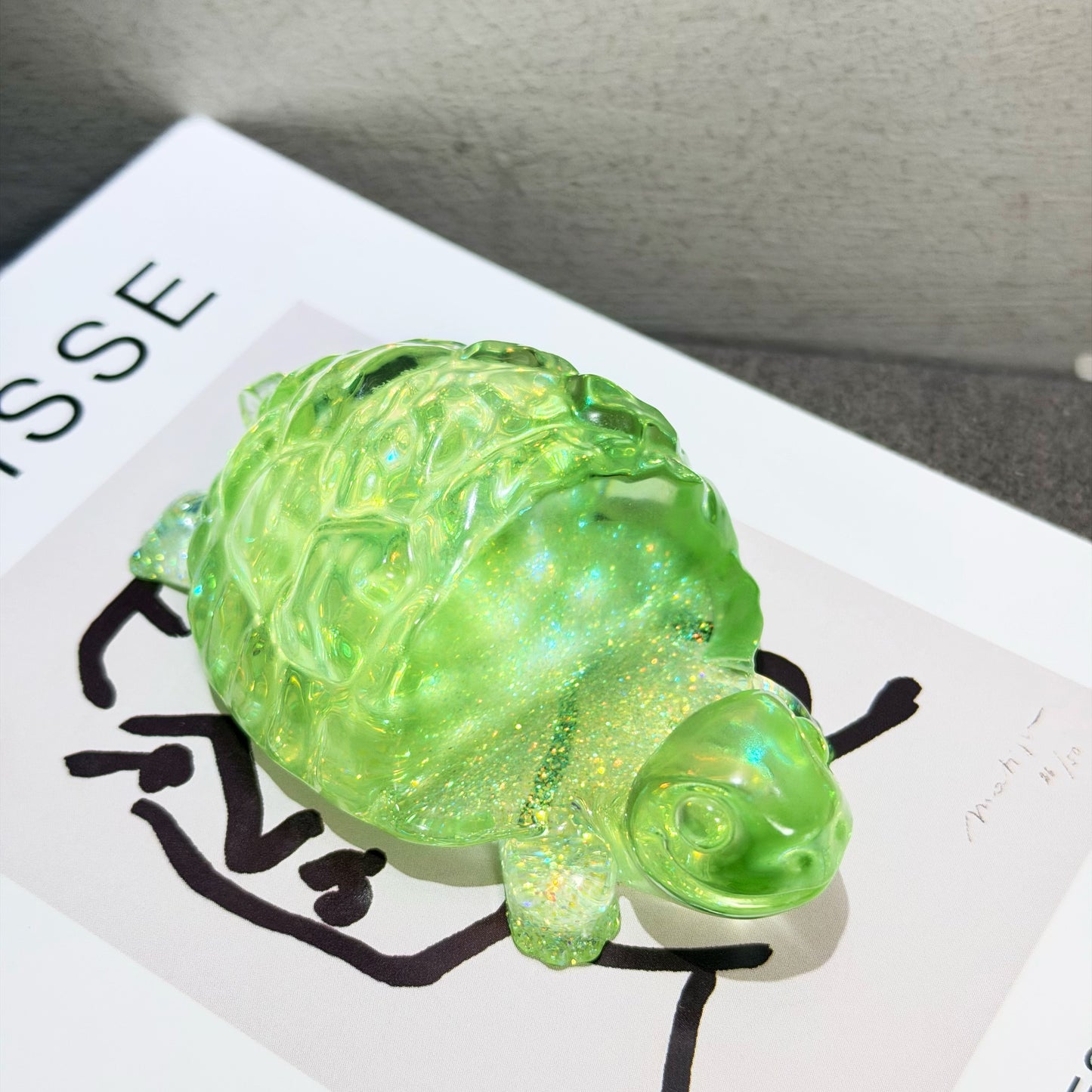 Handmade Water Ripple Turtle Phone Stand & Keychain Ornament Resin Mold