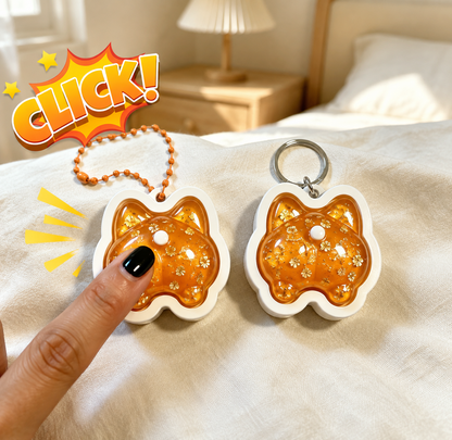 Handmade Cute Dog Butt Fidget Clicker Toy Resin Mold【First-of-Its-Kind & Exclusive】