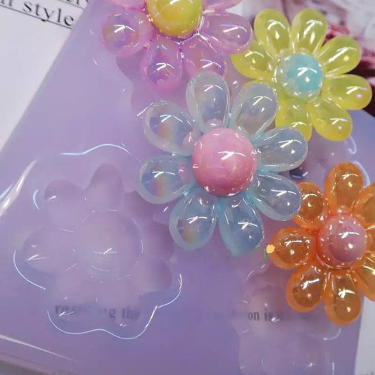 Molde de resina para decoración de flores hecho a mano