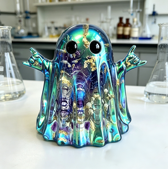 Rock Hand Ghost Figurine Resin Mold