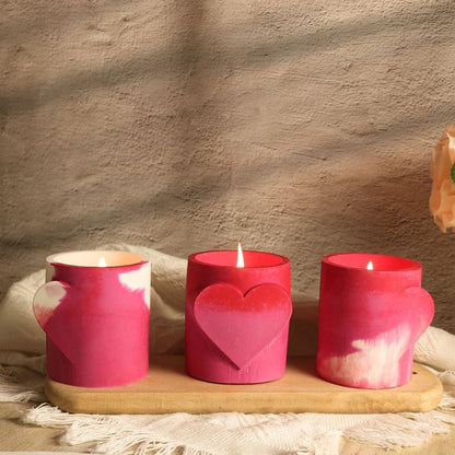 Love Candle Holder Resin Mold