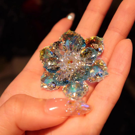 IntoResin Handmade Crystal Flower Brooch Resin Mold