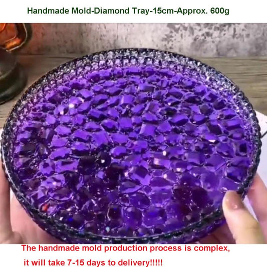 Handmade Diamond Tray Resin Mold