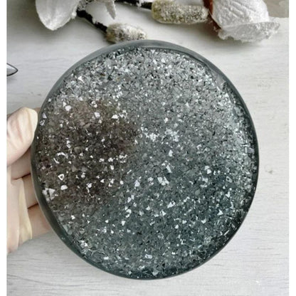IntoResin Handmade 8.3inch Druzy Crystal Cluster Insert Silicone Mold for Resin