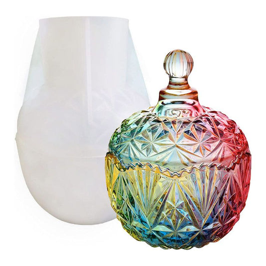 Snowflake Pattern Storage Box Mold