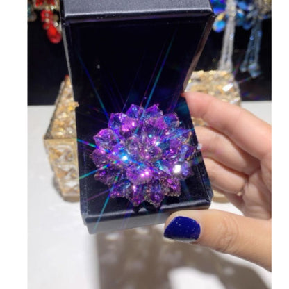 Handmade Crystal Flower Brooch Jewelry Resin Mold