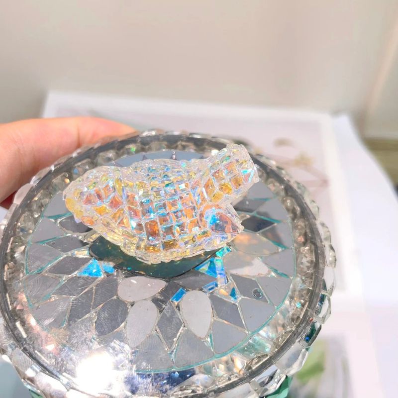 Handmade Diamond Bird Ornament Resin Mold