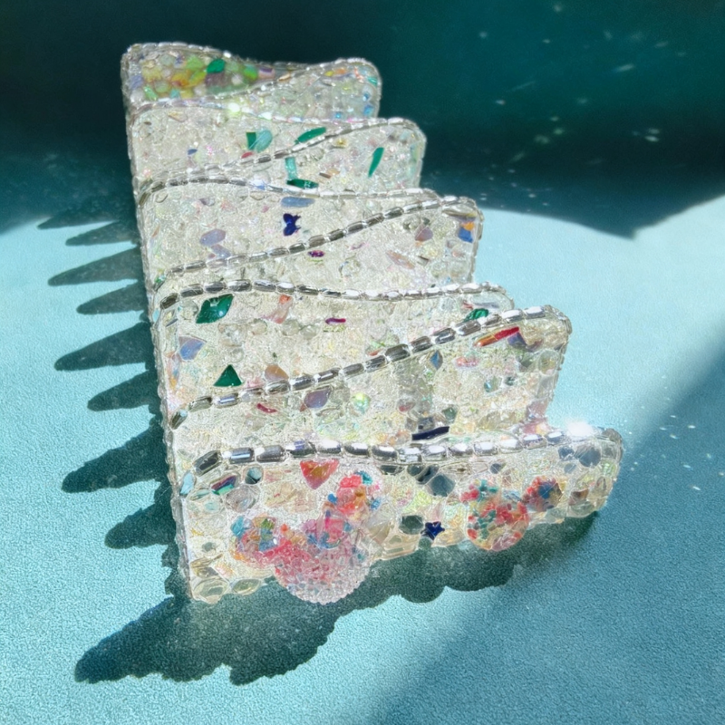 Handmade Diamond Large Size Cosmetic Storage Ornament Resin Mold