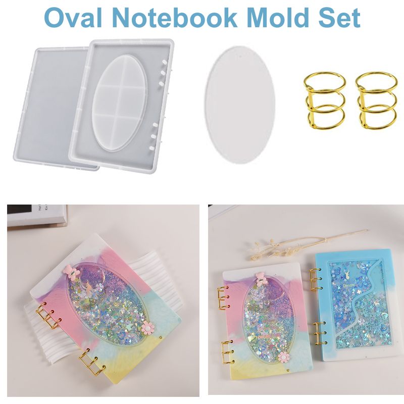 Notebook Set Resin Mold Shaker Notebook