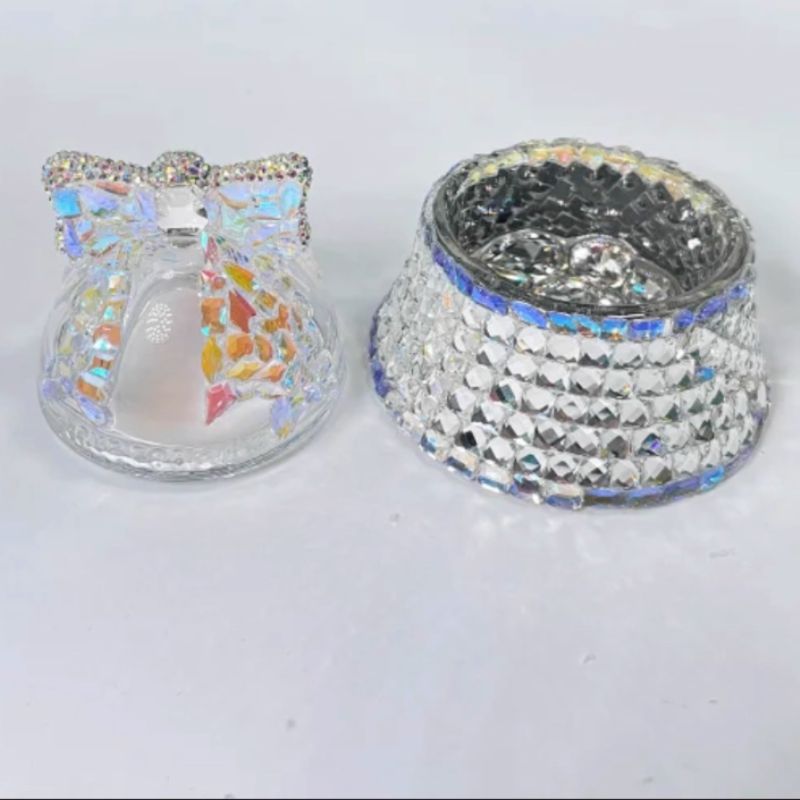 Handmade Diamond Bell Storage Jar Resin Mold