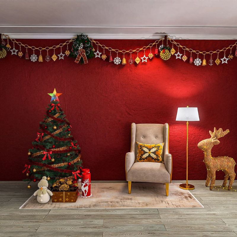 Christmas Tree Pentagram Decorations Hanging Resin Molds