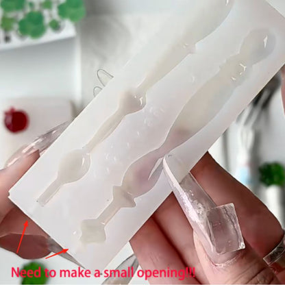 Handmade Knife Fork Handle Accessories Resin Molds
