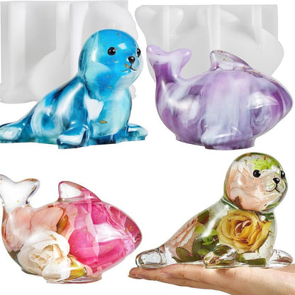 Dolphin Seal Ornament Decoration Resin Mold