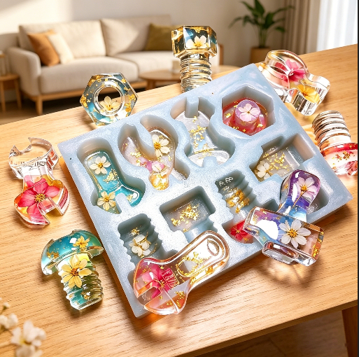 Handmade Nut, Bolt, Wrench & Hammer Mini Tool Ornament Resin Mold