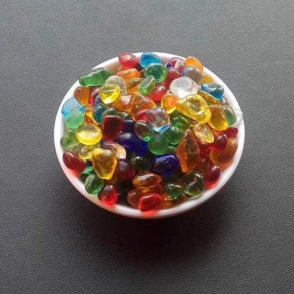 100g Colorful Glaze Beads Resin Accessories