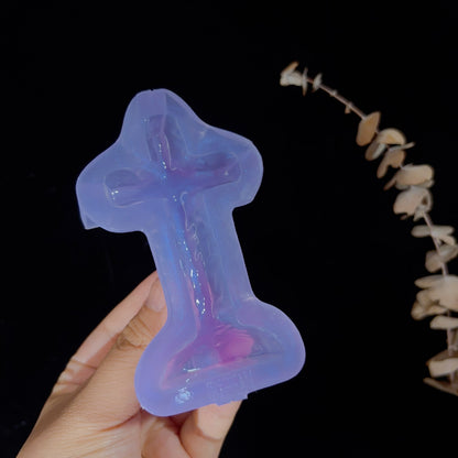Handmade Water Ripple Cross Ornament Resin Mold