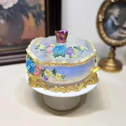 Handmade Vintage with Handle Extra Large Capacity Storage Resin Molds