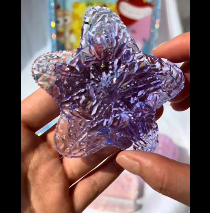 Handmade Luxury Diamond Starfish Storage Jar Resin Molds