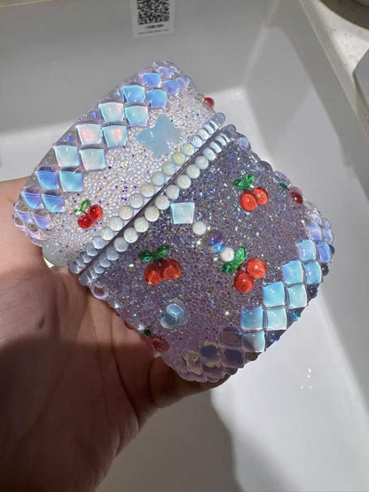 Handmade Diamond Cherry Storage Jar Resin Molds