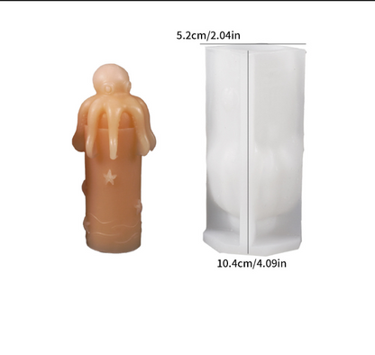 Octopus Cylinder Resin Mold