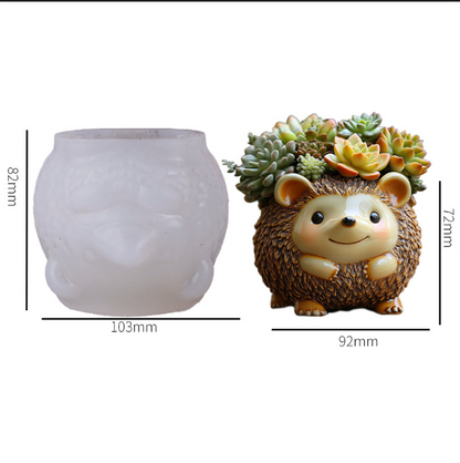 Hedgehog Storage Resin Mold