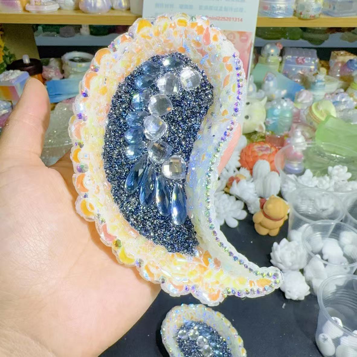 Handmade Diamond Wing Storage Tray Resin Mold