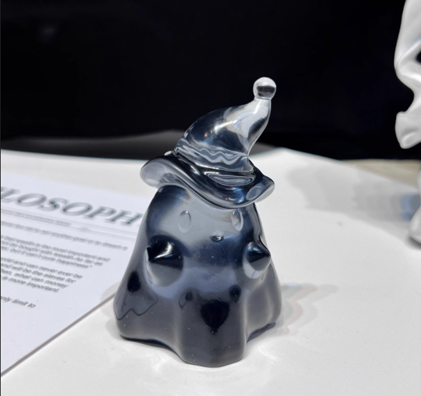 Molde de resina para adorno de gatito fantasma 