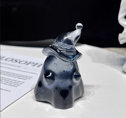 Molde de resina para adorno de gatito fantasma 