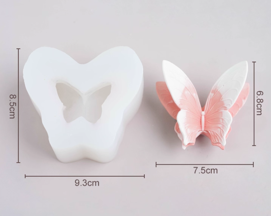 Handmade Double Layer Butterfly Decoration Resin Molds