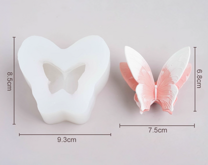 Handmade Double Layer Butterfly Decoration Resin Molds