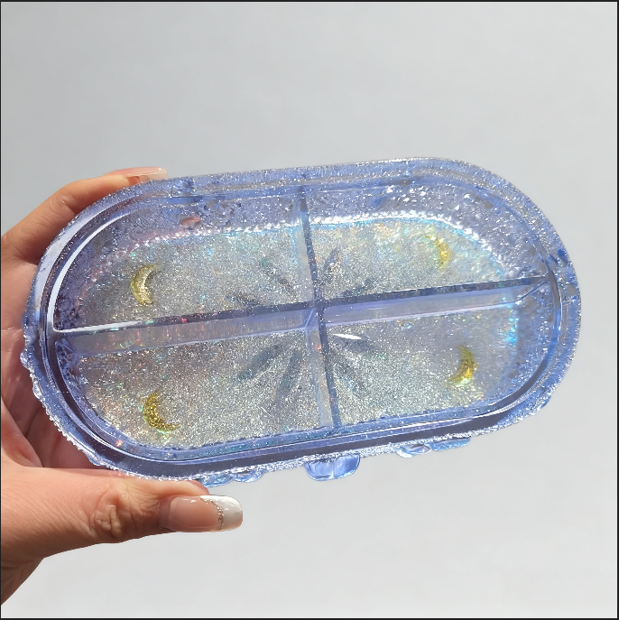 Handmade Diamond Divider Organizer Resin Mold