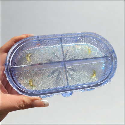 Handmade Diamond Divider Organizer Resin Mold