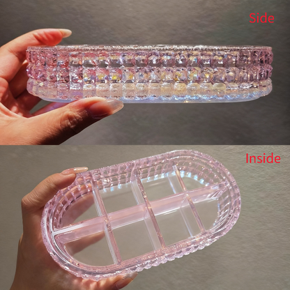 Handmade Diamond Divider Organizer Resin Mold