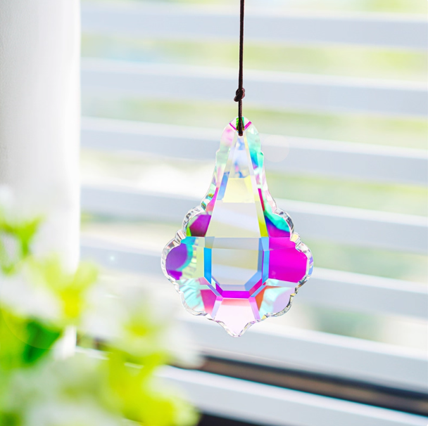 Handmade Crystal Pendant with Holes Resin Mold