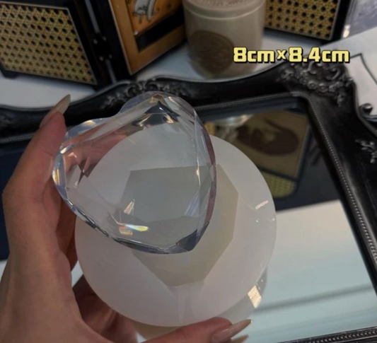 Handmade Crystal 3D Diamond Ornament Resin Mold