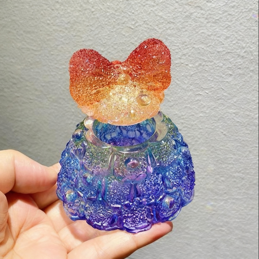 Handmade Bow Christmas Tree Storage Jar Resin Molds