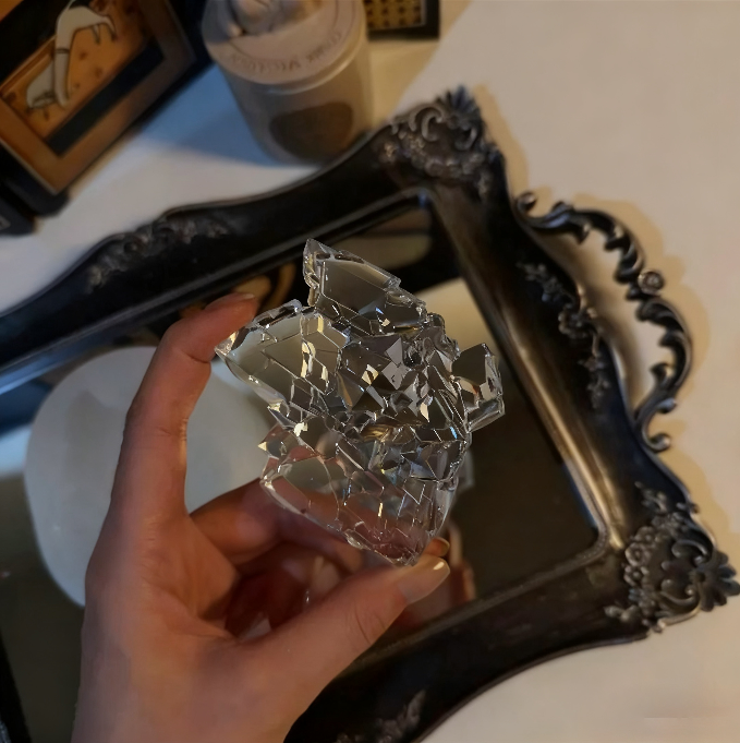 Handmade Clear Crystal Cluster Resin Mold for Decorations