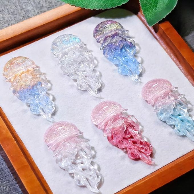 Handmade Jellyfish Hanging Ornament Resin Mold