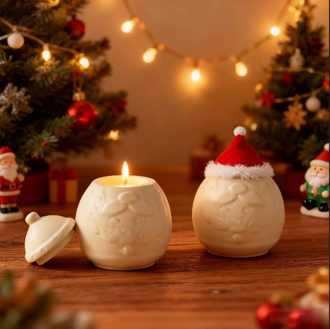 Bearded Santa Claus Jar Resin Mold