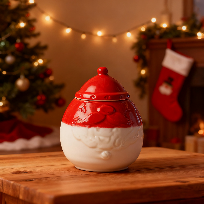 Bearded Santa Claus Jar Resin Mold