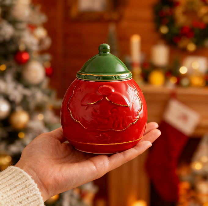 Bearded Santa Claus Jar Resin Mold