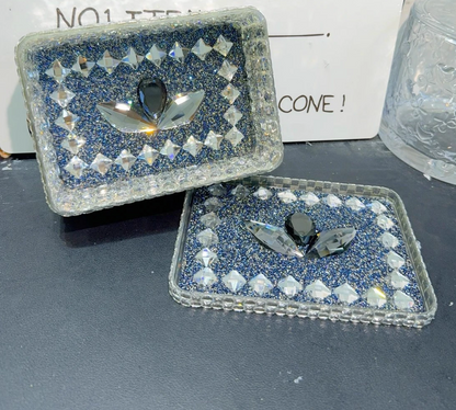 Handmade Diamond Rectangular Storage Box Resin Mold